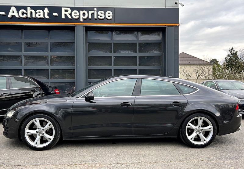 AUDI A7 SPORTBACK AMBITION LUXE 3.0 TDI V6 245 QUATTRO S-TRONIC 7 GPS CUIR KEYLESS - Garantie 1 an