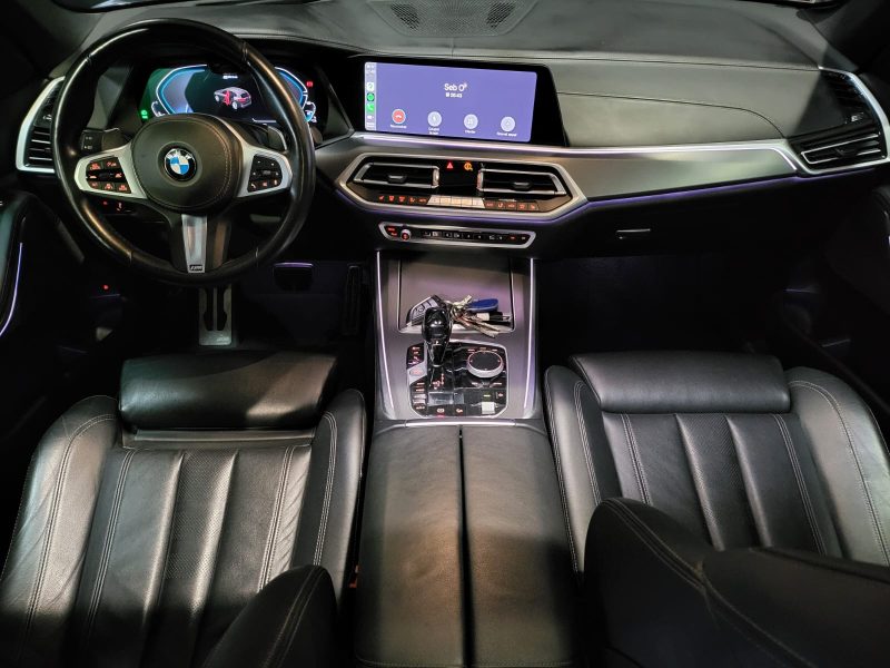 BMW X5 45e Hybrid 394/286cv M-Sport BVA / APPLE CARPLAY/TOIT OUVRANT/SIEGES CHAUFFANT