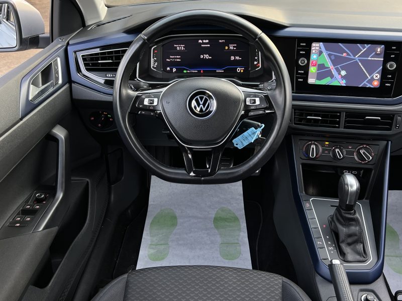 VOLKSWAGEN POLO 6 VI UNITED 1.0 TSI 95 BOITE AUTO VIRTUAL COCKPIT CAMERA APPLE ANDROID Garantie 1 an