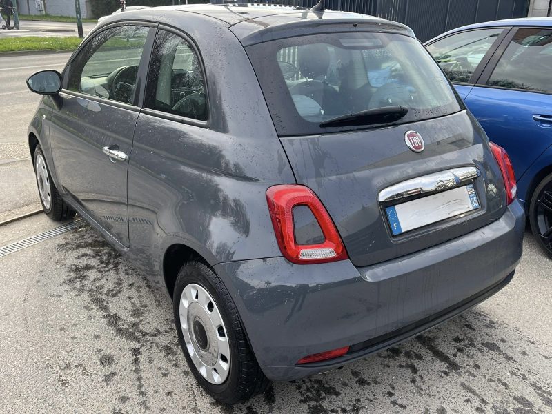 FIAT 500 PHASE 2 LOUNGE 1.2 69 TOIT PANORAMIQUE ECRAN TACTILE BLUETOOTH CRIT AIR 1 - GARANTIE 1 AN