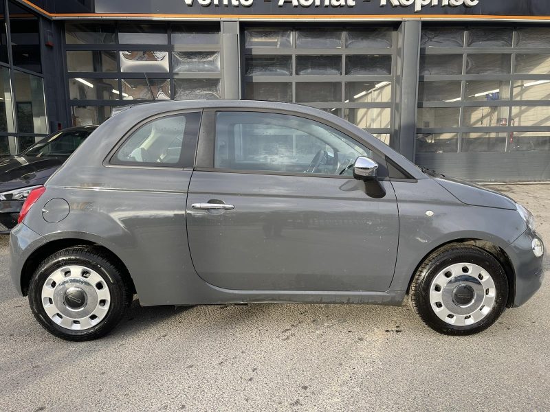 FIAT 500 PHASE 2 LOUNGE 1.2 69 TOIT PANORAMIQUE ECRAN TACTILE BLUETOOTH CRIT AIR 1 - GARANTIE 1 AN