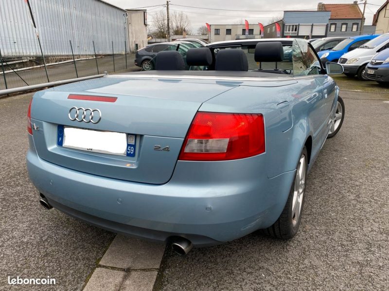 AUDI A4 B6 2.4 V6 170 CHEVAUX DIN ET 11 CHEVAUX FISCAUX