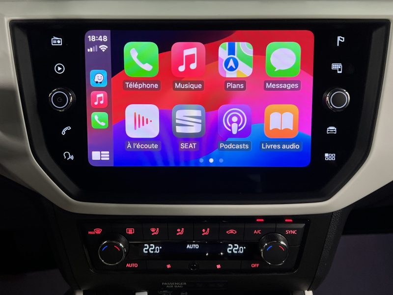 SEAT ARONA 1.6 TDI 90 Cv XCELLENCE / GPS CAMERA RECUL APPLE CARPLAY & ANDROID AUTO - GARANTIE 6 MOIS