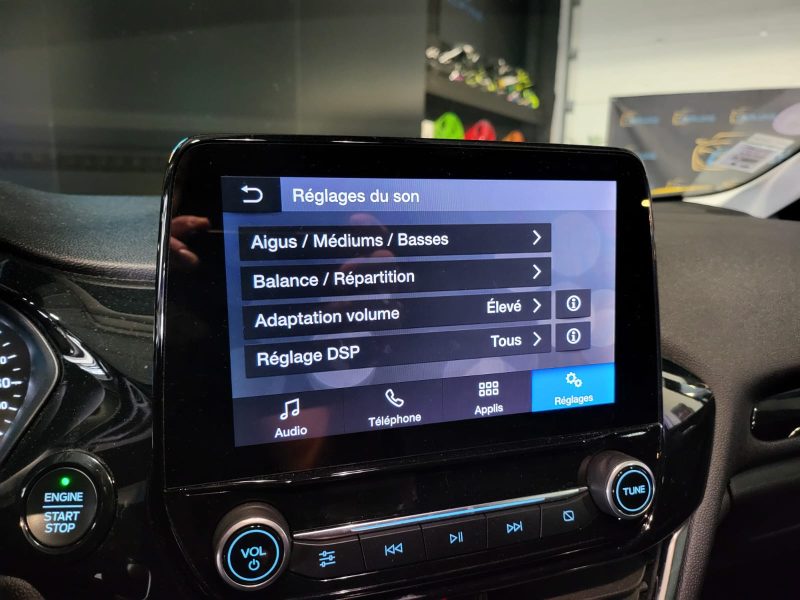 FORD FIESTA VII 1.0 EcoBoost 100cv Active Powershift / APPLE CARPLAY/ALERTE FRANCHISSEMENT DE LIGNES