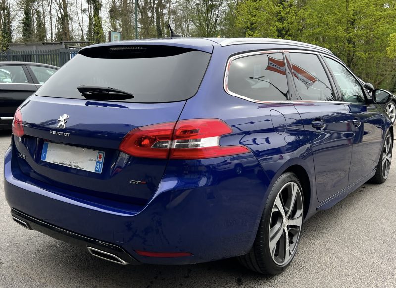 PEUGEOT 308 II SW BREAK GT 2.0 BLUE HDI 180 BOITE AUTO TOIT PANO CUIR ALCANTARA CAMERA Garantie 1 an