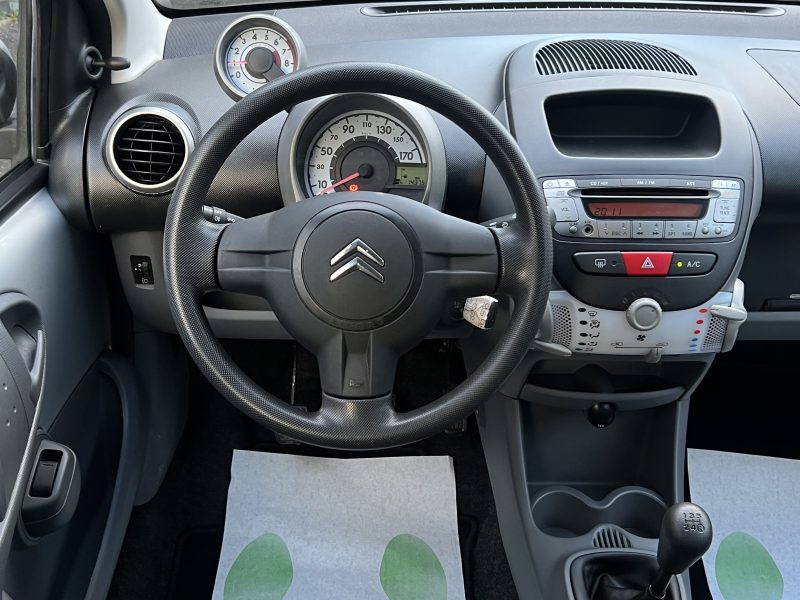 CITROEN C1 1.0 68 Cv PREMIERE MAIN 5 PORTES CLIMATISATION BLUETOOTH 14 400 Kms - GARANTIE 1 AN