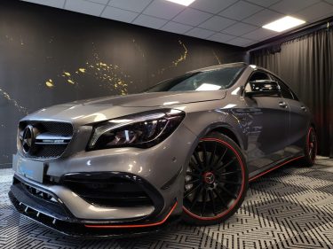 MERCEDES CLA 45 AMG 4-MATIC 381cv / TOIT OUVRANT+SIÈGES F1+ECHAP.SPORT+CARPLAY