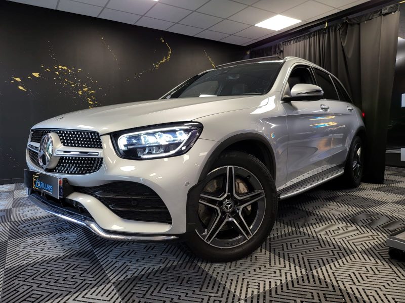 MERCEDES GLC 300 258cv EQ BOOST 4MATIC AMG LINE /TOIT OUVRANT+CAMERA 360+SIEGES A MEMOIRES+ANGLE MOR