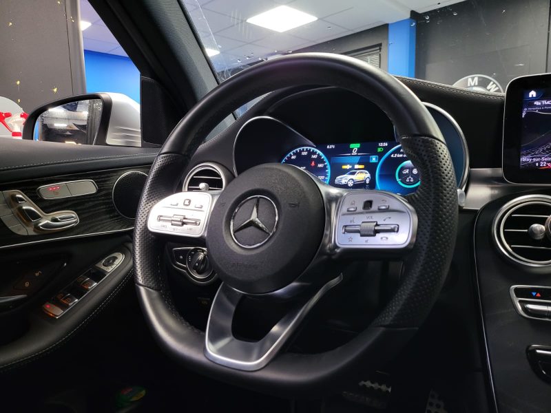 MERCEDES GLC 300 258cv EQ BOOST 4MATIC AMG LINE /TOIT OUVRANT+CAMERA 360+SIEGES A MEMOIRES+ANGLE MOR