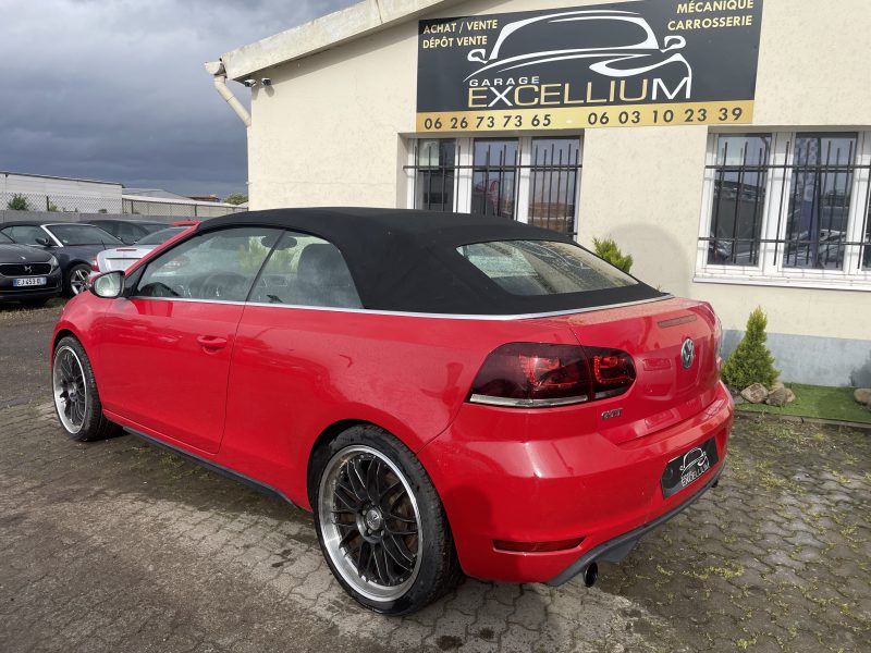 VOLKSWAGEN GOLF CABRIO GTI ROUGE AUTOMATIQUE  2012