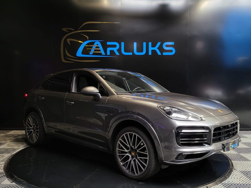 PORSCHE CAYENNE 3.0 E-HYBRID COUPE 462cv PORSCHE APPROVED / CAMERA 360 / ATTELAGE ELECTRIQUE 