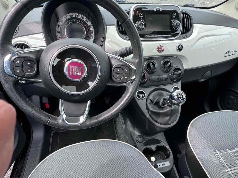 FIAT 500 2018 1.2 69cv LOUNGE TOIT PANO REPRISE POSSIBLE