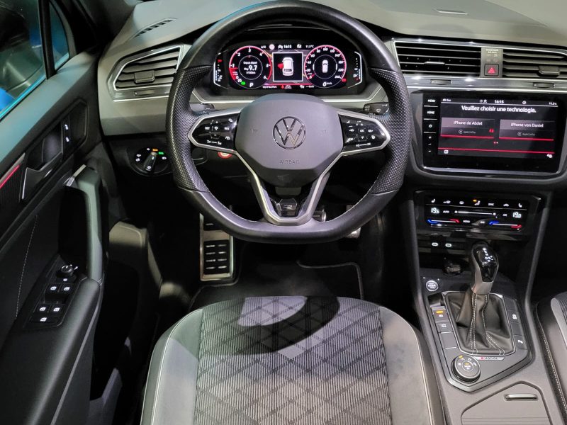 VOLKWAGEN TIGUAN 2.0 TDI 200cv R-Line 4Motion DSG / APPLE CARPLAY/SIEGES CHAUFFANT/CAMERA DE RECUL