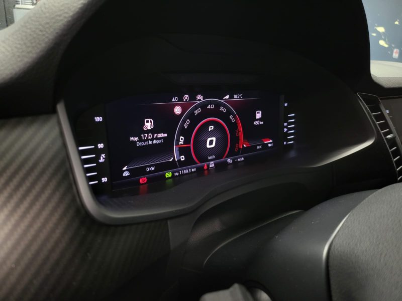 SKODA KODIAQ 1.5 TSI 150cv SPORTLINE / SIÈGE ÉLECTRIQUE+VIRTUAL COCKPIT+CARPLAY+HAYON ÉLECTRIQUE+LUM