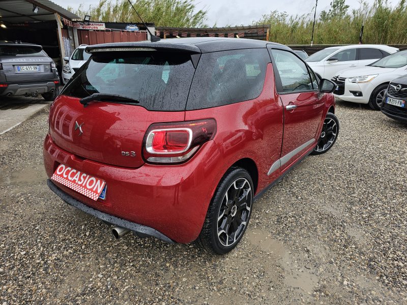 CITROEN DS 3 1.2  110 CH EAT6 AUTO SPORT CHIC CUIR GPS 