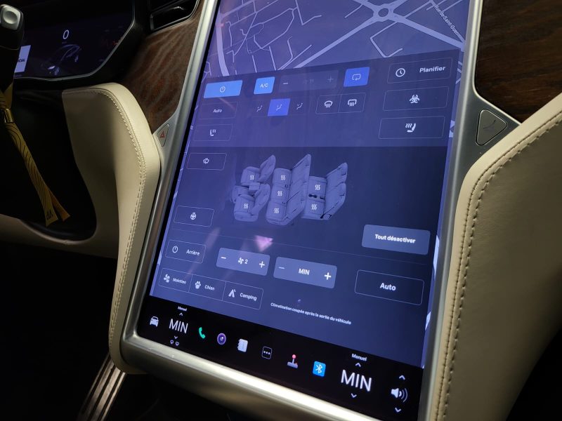 TESLA MODEL X P100D PERFORMANCE 100KW DUAL MOTORS LUDICROUS 598cv / 7 PLACES / AUTOPILOT / SIEGES ET