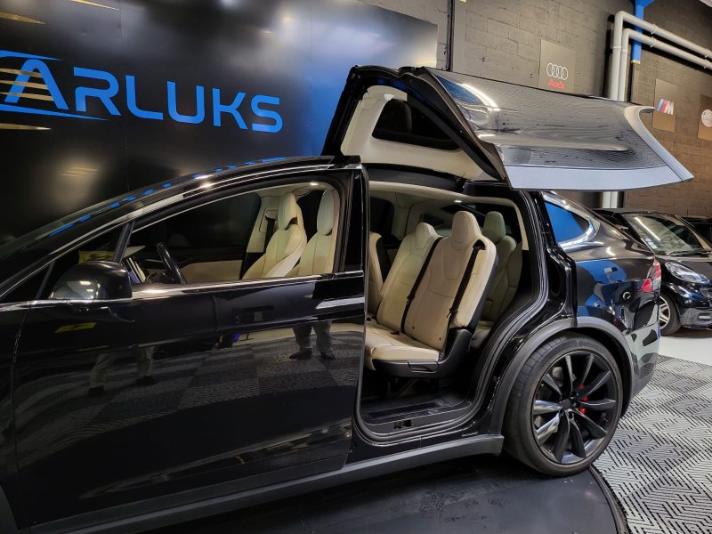 TESLA MODEL X P100D PERFORMANCE 100KW DUAL MOTORS LUDICROUS 598cv / 7 PLACES / AUTOPILOT / SIEGES ET