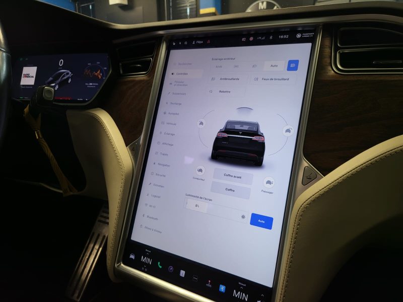 TESLA MODEL X P100D PERFORMANCE 100KW DUAL MOTORS LUDICROUS 598cv / 7 PLACES / AUTOPILOT / SIEGES ET