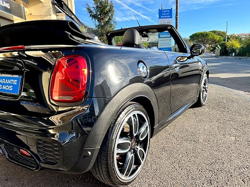 Mini John Cooper Works Cabriolet 231 ch BVA8 Edition Premium Plus (CarPlay, caméra, bluetooth)