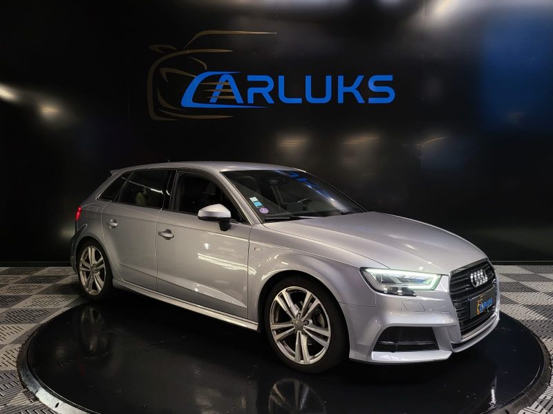 AUDI A3 Sportback 35 TFSI S-LINE 150cv BVA7 S-TRONIC APPLE CAPLAY / CAMERA DE RECUL / CLIGNOTANTS DY