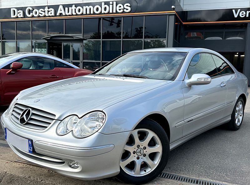 MERCEDES CLK II COUPE 240 ELEGANCE 2.6 V6 170 Cv BOITE AUTO CUIR GPS ORIGINE FRANCE - GARANTIE 1 AN