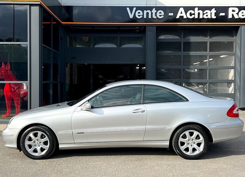 MERCEDES CLK II COUPE 240 ELEGANCE 2.6 V6 170 Cv BOITE AUTO CUIR GPS ORIGINE FRANCE - GARANTIE 1 AN