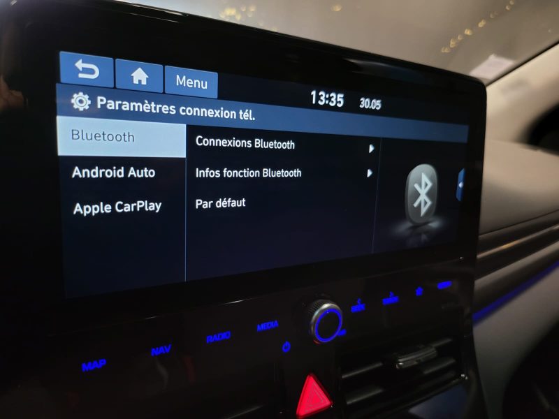 HYUNDAI IONIQ 1.6 GDi 141cv BUSINESS / CAMÉRA DE RECUL+CARPLAY+FULL ENTRETIEN HYUNDAI+VIRTUAL COCKPI