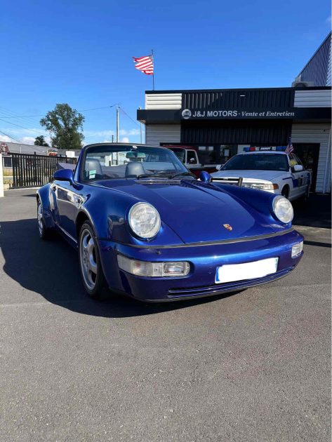 PORSCHE 911 CAB TURBO LOOK USINE WLT 1992