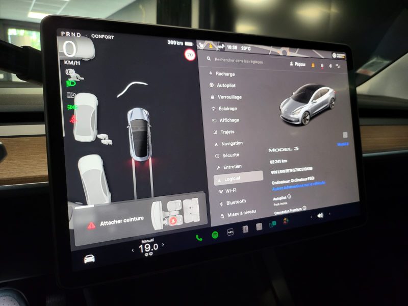 TESLA MODEL 3 2022 STANDARS RANGE PLUS 283cv /AUTOPILOT+VOLANT CHAUFFANT+SIEGE CHAUFFANT/