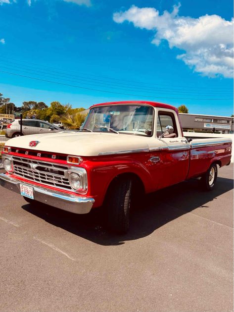 FORD F100 CUSTOM CAB 5,9 V8 BVM3 1966