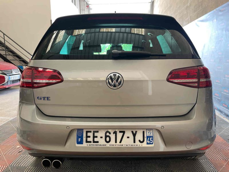 VOLKSWAGEN GOLF VII 2016 5 Portes GTE 1.4 TSI 16V 204 Hybrid Blue Motion DSG6 150 cv Boîte auto