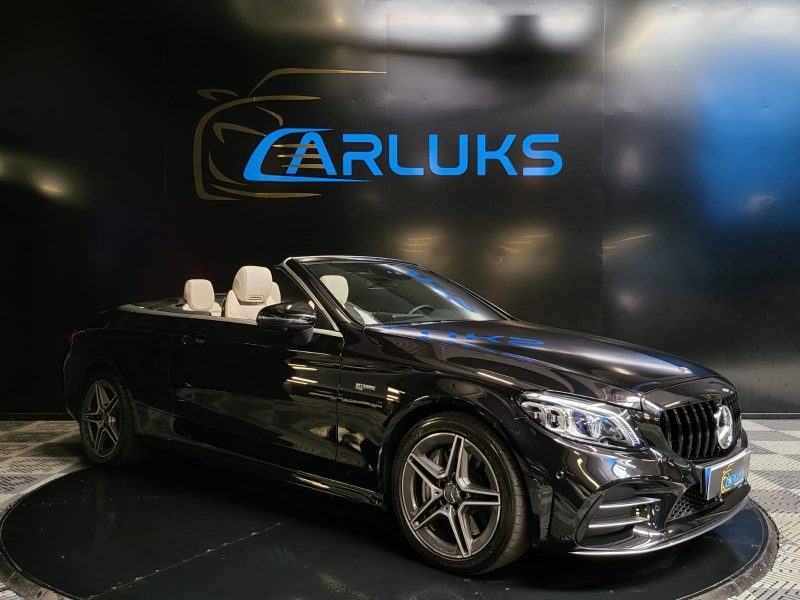 MERCEDES CLASSE C 43 AMG CABRIOLET 4MATIC V6 BITURBO 390cv CARPLAY / ECHAPP PERF / ANGLE M