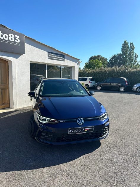 VOLKSWAGEN GOLF 8 GTD 200CV 2022 GARANTIE VK JUSQU'EN 2027