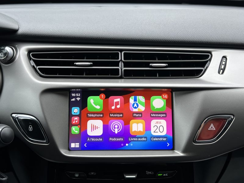 CITROEN C3 II PHASE 2 FEEL 1.2 82 ECRAN TACTILE APPLE CARPLAY REGULATEUR CRIT AIR 1 - GARANTIE 1 AN