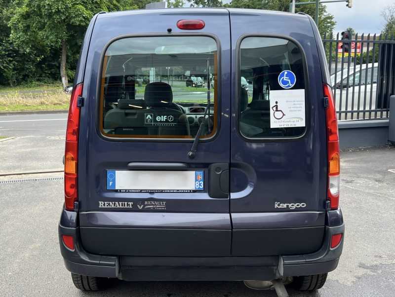 RENAULT KANGOO (2) TPMR 1.5 DCI 80 AMENAGE TRANSPORT HANDICAPE FAUTEUIL / 5 PORTES - GARANTIE 1 AN