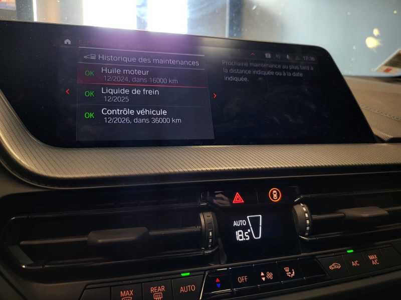 BMW SERIE 1 118i 136cv M SPORT GARANTIE BMW / KEYLESS / PACK LUMIERE D'AMBIANCE / APPLE CARPLAY /  