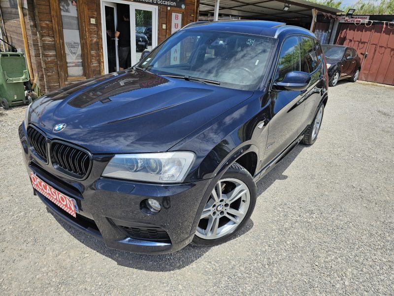 B.M.W. X3 30D XDRIVE 3,0D 258 CH BA SPORT DESIGN TOIT GPS CAMERA CUIR 