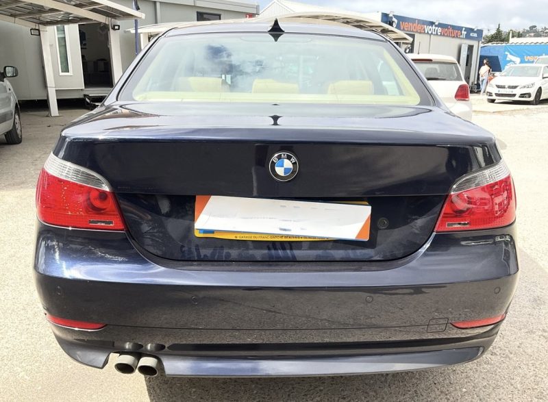 BMW SERIE 5 E60 LUXE 525D 2.5 6 CYLINDRES 177 1ERE MAIN BOITE AUTO CUIR TOIT OUVRANT - Garantie 1 an