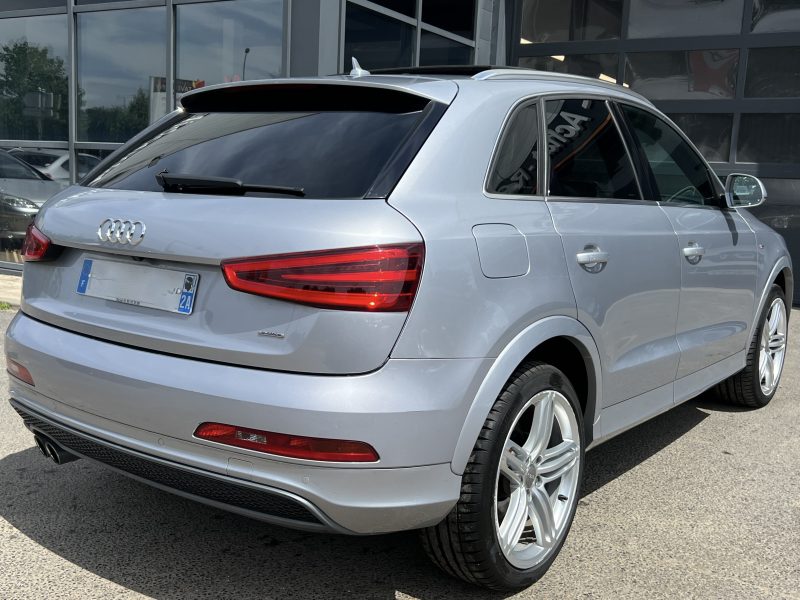 AUDI Q3 2.0 TDI 177 QUATTRO S-TRONIC 7 TOIT OUVRANT BOSE GPS ATTELAGE 67 500 Km Garantie 1 an