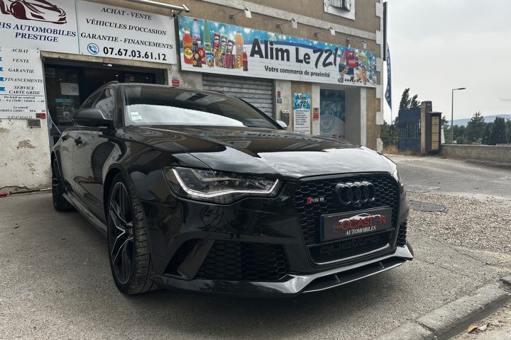 AUDI RS6 C7 Avant 2014 Quattro - Panther Black / Audio Bose/ MMI Neuf / Garantie 12 Mois