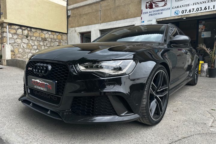 AUDI RS6 C7 Avant 2014 Quattro - Panther Black / Audio Bose/ MMI Neuf / Garantie 12 Mois