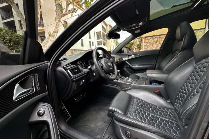 AUDI RS6 C7 Avant 2014 Quattro - Panther Black / Clapets d'échappements / Garantie 12 Mois