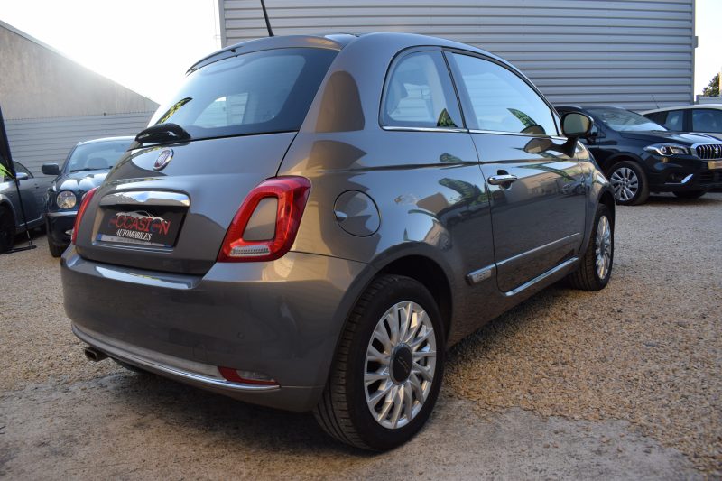 FIAT 500 SERIE 6 1.2 69 ch Eco Pack Lounge - Radar AR / Climatisation / Garantie 12 Mois