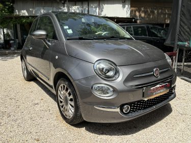 FIAT 500 SERIE 6 1.2 69 ch Eco Pack Lounge - Radar AR / Climatisation / Garantie 12 Mois