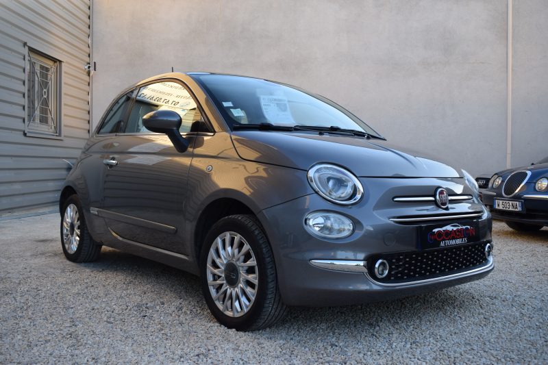 FIAT 500 SERIE 6 1.2 69 ch Eco Pack Lounge - Radar AR / Climatisation / Garantie 12 Mois