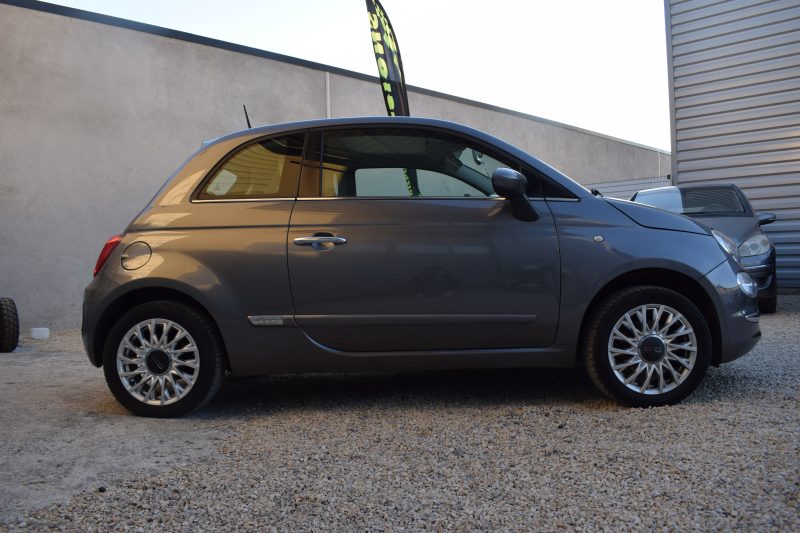 FIAT 500 SERIE 6 1.2 69 ch Eco Pack Lounge - Radar AR / Climatisation / Garantie 12 Mois