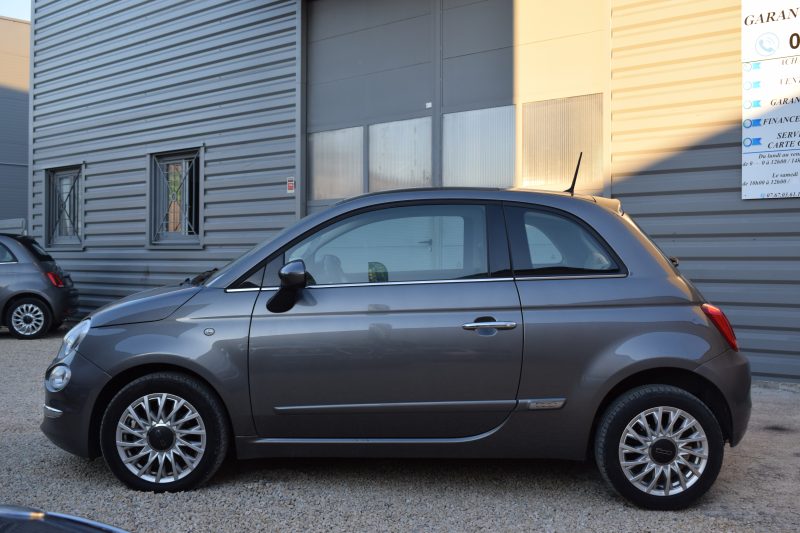 FIAT 500 SERIE 6 1.2 69 ch Eco Pack Lounge - Radar AR / Climatisation / Garantie 12 Mois