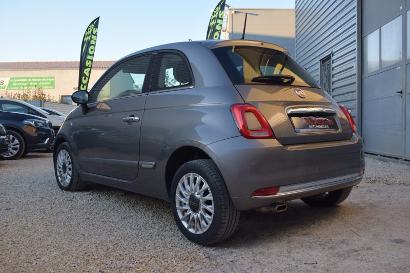 FIAT 500 SERIE 6 1.2 69 ch Eco Pack Lounge - Radar AR / Climatisation / Garantie 12 Mois