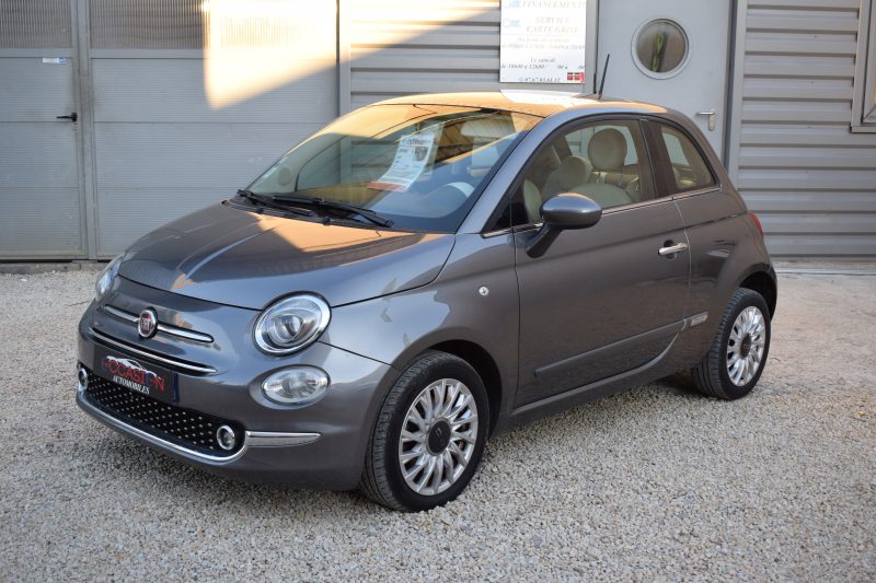 FIAT 500 SERIE 6 1.2 69 ch Eco Pack Lounge - Radar AR / Climatisation / Garantie 12 Mois