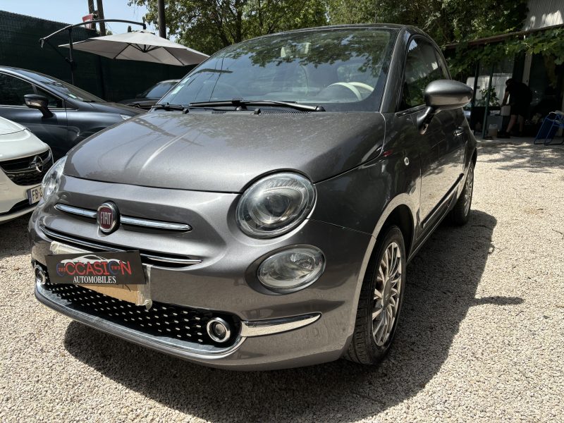 FIAT 500 MY20 SERIE 7 EURO 6D 1.2 69 ch Pack S/S Lounge - Radar AR / Garantie 12 Mois